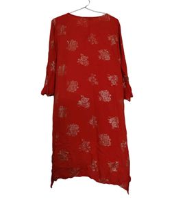 Printed Party Wear Cotton Kurta