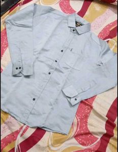 Pro Style Designer Blue Formal Shirt