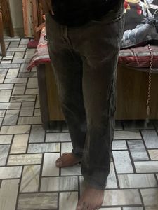 Men's Grey Denim Jeans mac brand