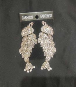 Stunning Peacock Design Earrings