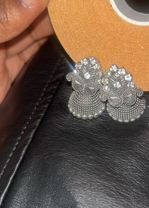 Oxidized Jhumkas And Fancy Earrings