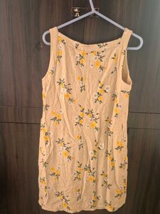 Beautiful Floral Sleeveless A-Line Dress