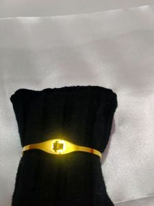 Evil Eye 👁️ Handcuffs Yellow Golden Colour With Ad Stone