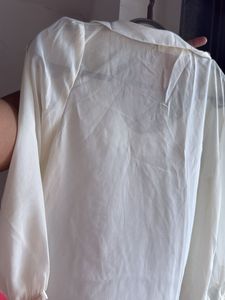 Elegant Sheer White Blouse