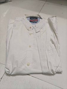 Men's White Casual Shirt