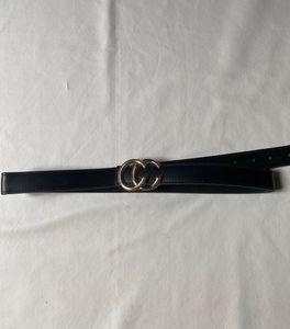 Black Belt with Gold Buckle