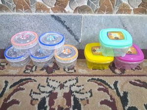 8 containers 1 jug