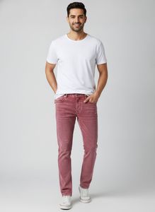 Washed Red Jeans