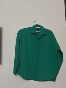 green formal shirt women