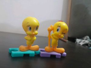 Cute Tweety Bird Figurines Set