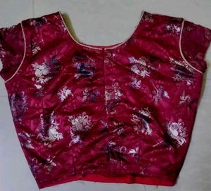 Embellished Maroon Blouse