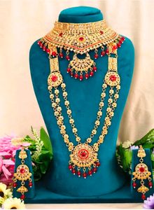Exquisite Gold Plated Bridal Jewelry Set