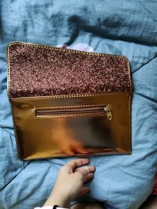 Sequin Bronze Purse