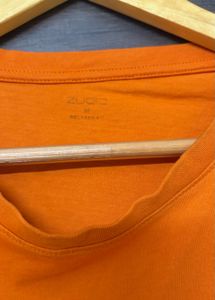 Vibrant Orange Graphic T-Shirt