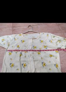 Floral Print Button Down Top
