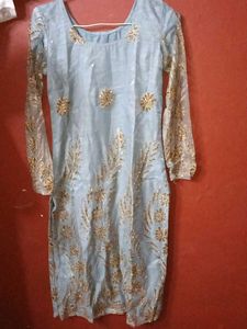 Embellished party wear full dress
