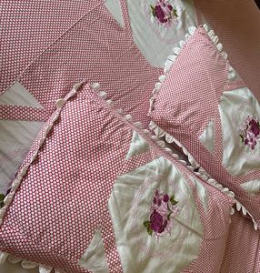 Pure cotton Floral Embroidered Bedsheet