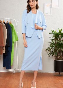 Elegant Light Blue Co-ord Set