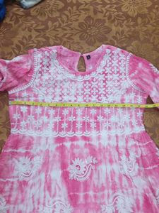Pink Tie-Dye cord set