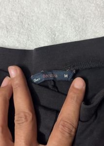 Black High-Waisted Shorts