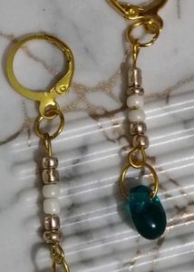 Handcrafted Beaded Dangle Earrings