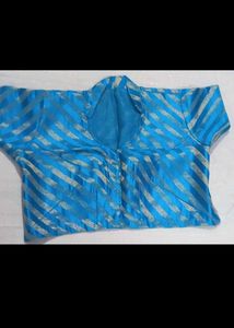 Stunning Blue Striped Blouse
