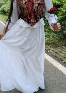 Bohemian Floral Corset Dress wear only one time