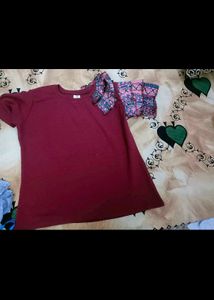 Beautiful Sleeve design Top in XL size