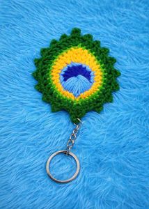 Peacock 🦚Feather Keychain