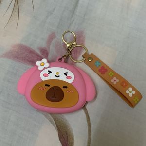 My Melody x Capybara coin pouch keychain ⭐️