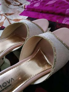 Sparkling Block Heel Sandals