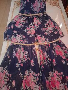 Chic Floral Ethnic Sharara Suit