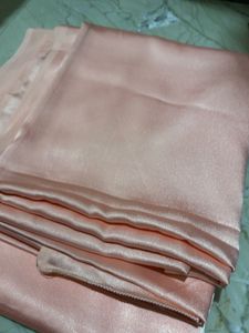 Elegant Peach Silk Saree