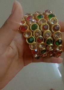 Colorful Stone Bangles