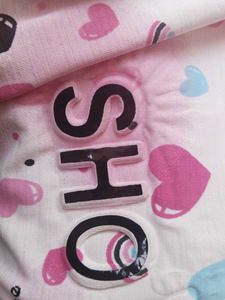 Cute Heart Print "Show Off" T-Shirt  soft fabric