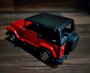 Red Jeep Diecast Model