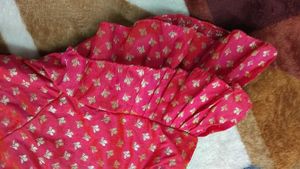 kids girl Stunning pink 💗 &amp; Gold Blouse 8 to 12