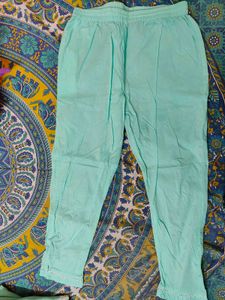 Pure Cotton Teal Embroidered Kurta set