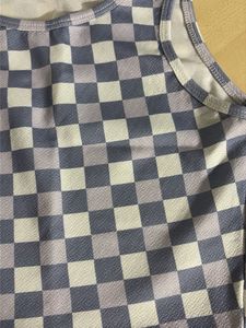 Checkered Crop Top