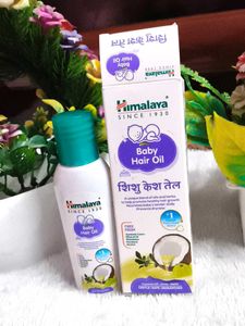 Himalaya Baby Hair Oil is a gentle, non-sticky her