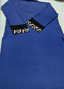 Stylish Blue &amp; Black Kurta Set