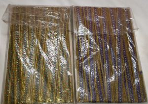 Lace golden border attractive buy one get free