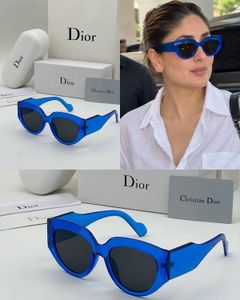 Blue Dior Style Sunglasses