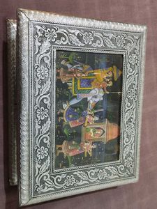 Vintage Indian Painting Decorative Box