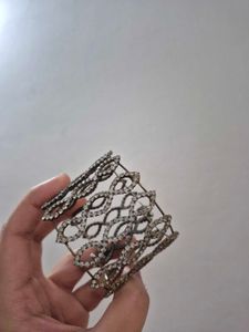 Sparkling Statement Cuff Bracelet( Combo)