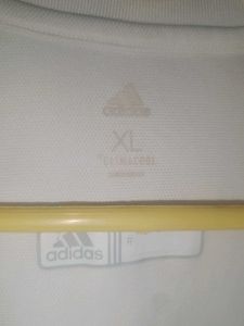 Adidas White Polo T-Shirt 42 inches