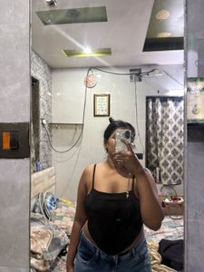 Black Sleeveless Top