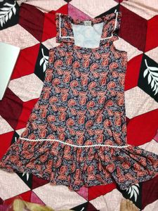 Boho Paisley Print Summer Dress