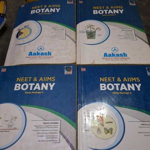 NEET & AIIMS Botany Study Packages 1-4