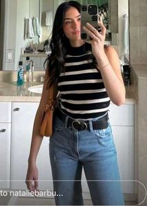 Stripped Korean Sweater Vest